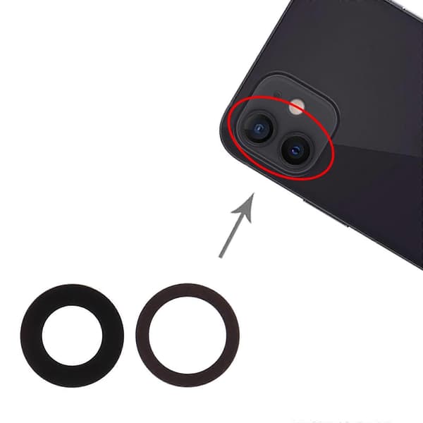 Bagkameraglas til iPhone 12 Inte angivet