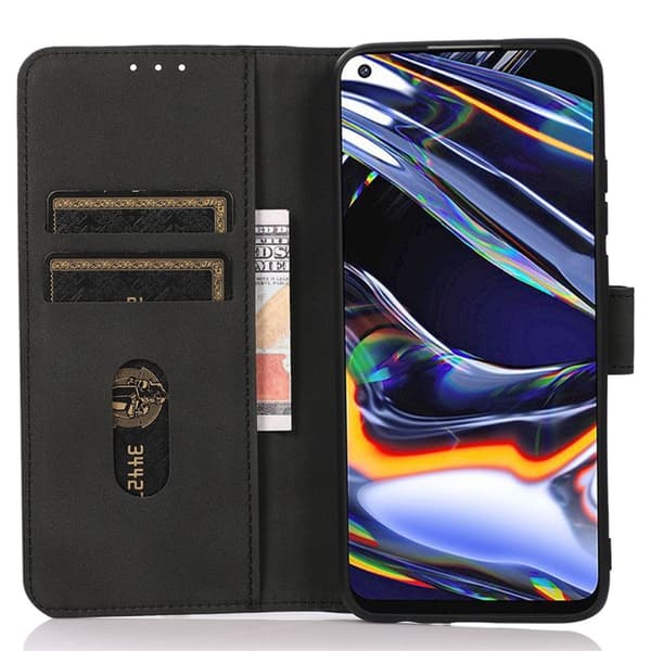 【YD】KHAZNEH Galaxy A35 5G Etui Mat Læder Sort 80