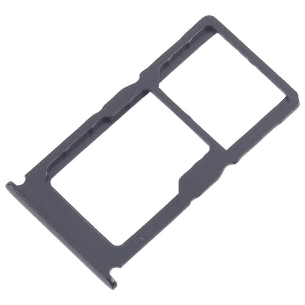 (Ny) För Nokia 8.3 KOMPATIBEL SIM + SIM / Micro SD-kortfack Black