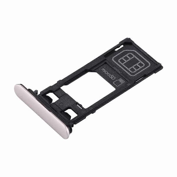 (Uusi) Sony Xperia XZs SIM- ja Micro SD -korttikelkka Silver