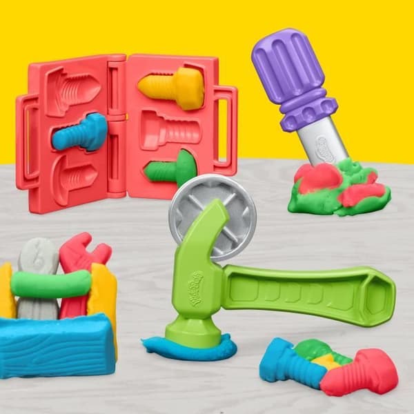 【YD】Play-Doh, Mit lille håndværkersæt med modellervoks