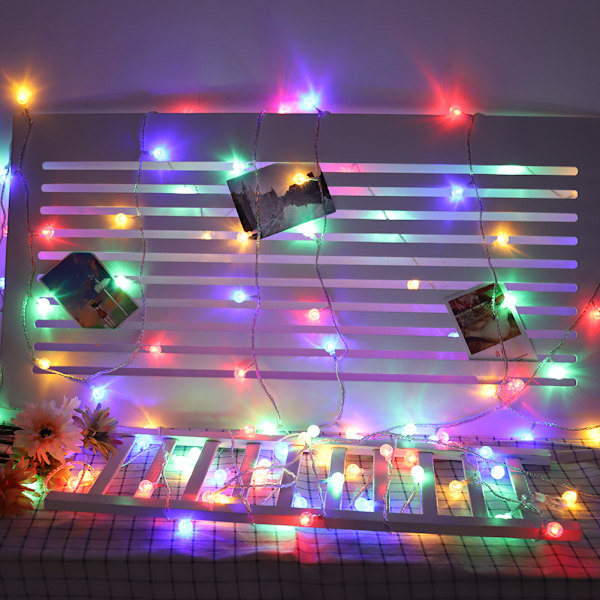 DC24V 10m 100LED Vanntette Fargerike Vanndråpe Lyslenker for Juledekorasjon