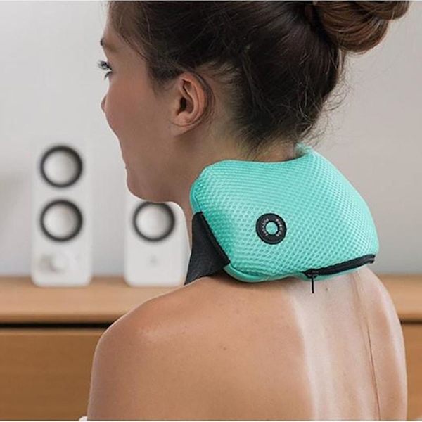Massagepude med vibrationsmassage blue