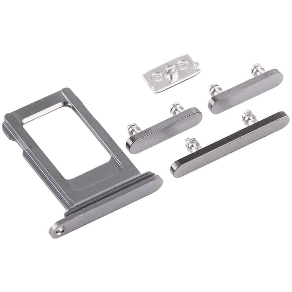 (Ny) SIM-kortskuff + sideknapper til iPhone 12 Pro Graphite