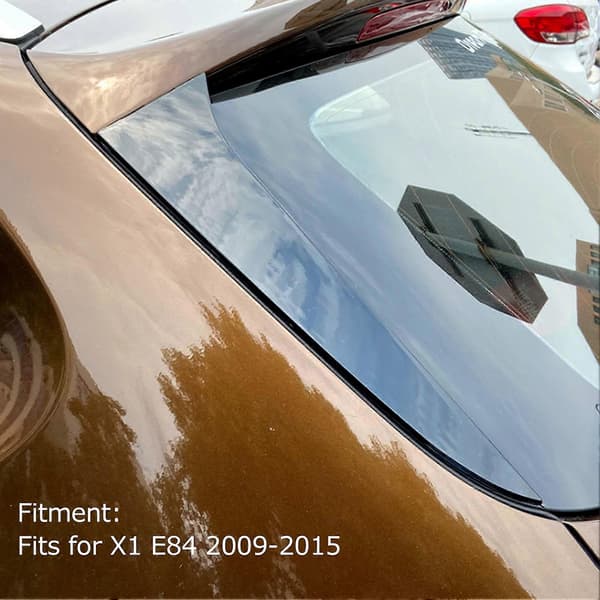 【BQ】1 par bagrudespoiler blank sort ABS-plast sidevingedæksel til X1 E84 2009-2015