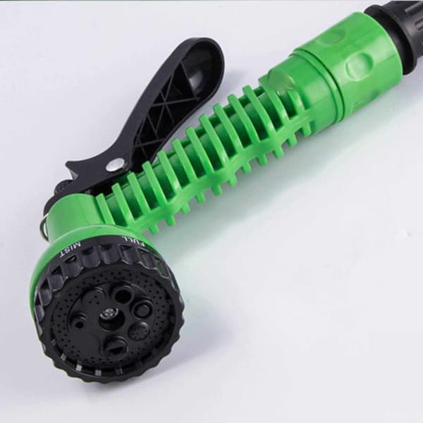 [YD]Expanderande Vattenslang Trädgårdsslang 30m inkl. Sprutmunstycke grön green