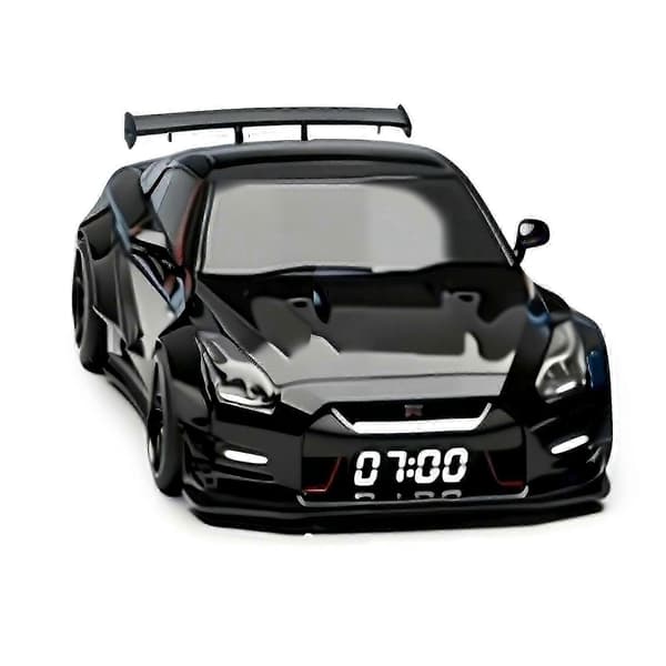 Vibrating Alarm Clock for Deep Sleepers with Realistic Engine Sounds and Dynamic Flame Visuals White Color color 1
