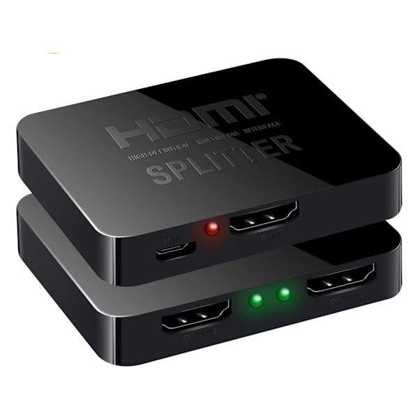 2-portars HDMI Splitter 1x2 - 3D och 4K