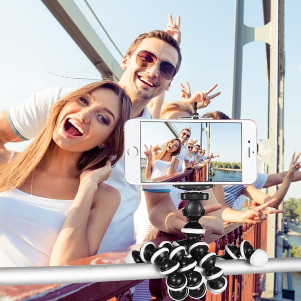 【YD】Octopus Flexible Tripod Camera + Action Camera Mount, Live Broadcast Selfie Tripod