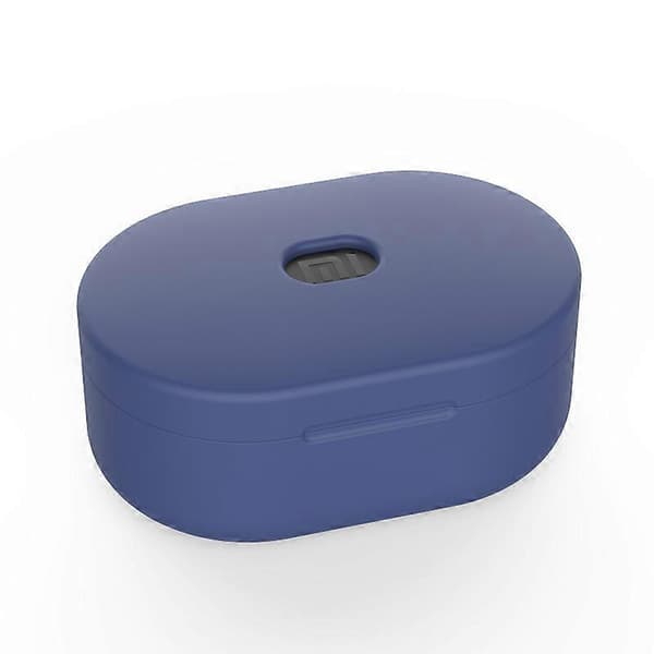 (Nytt) Bluetooth hörlurar silikonfodral för Redmi AirDots Midnight Blue