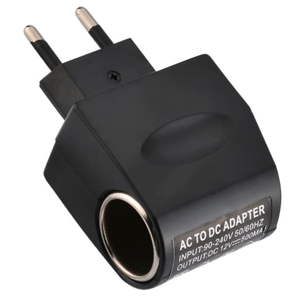 Automaattinen tupakansytytinsovitin AC 220V - DC 12V sovitin virtapistoke