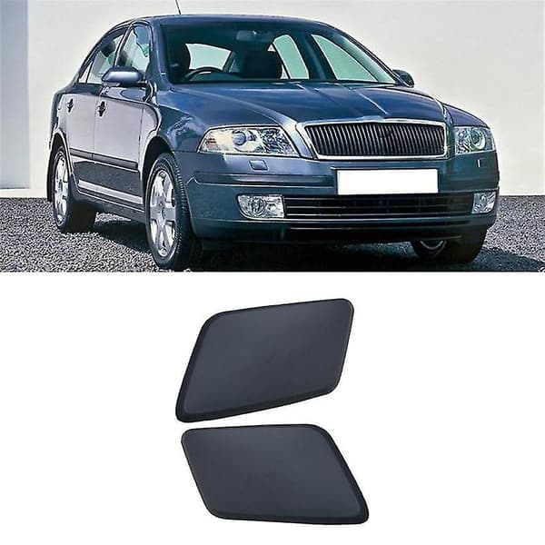 Skoda Octavia Mk2 04-08 Front Bumper Headlight Washer Nozzle Cover