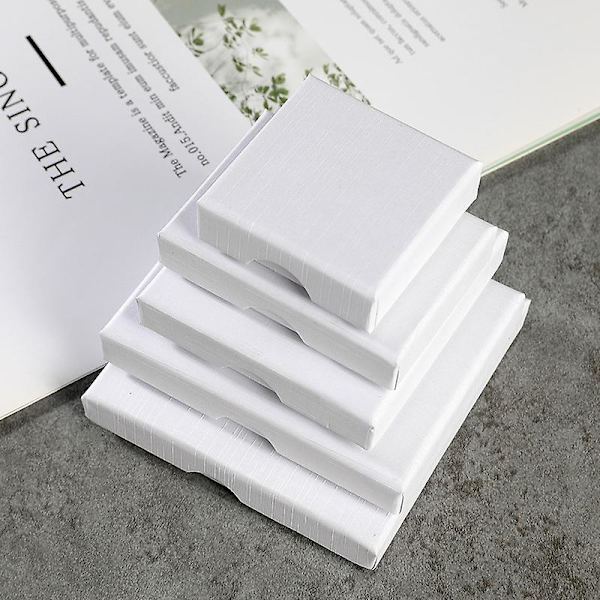12 st 1,5 cm Smycken Förpackningsboxar Case för armband gery 7x7x1.5cm
