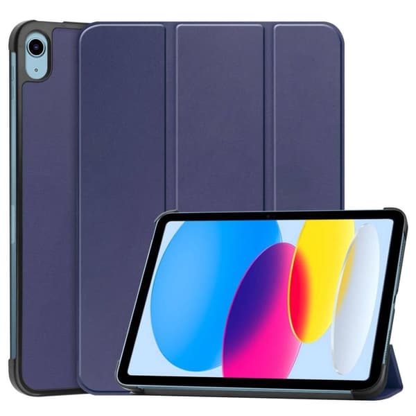【YD】iPad 10.9\" 2022 / iPad 11\" 2025 tri-fold case - Blue Blue Blå
