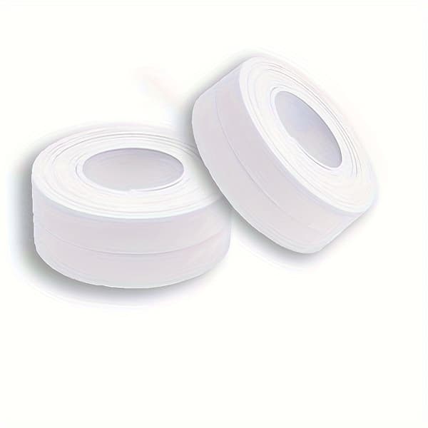 【YD】Self-Adhesive Waterproof & Moisture-Proof Sealing Strip - Easy Installation, Durable Sealing Tape for Kitchen & Bathroom White White 150.01 Cm