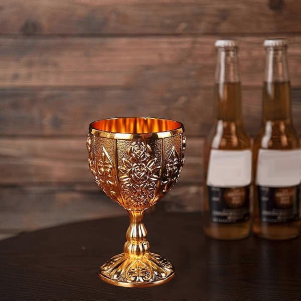 Begert preget kopp Elegant koppfester Drikkevarer Gold