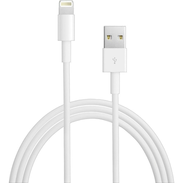 2kpl Lightning USB kaapeli Applelle (3 metriä) white