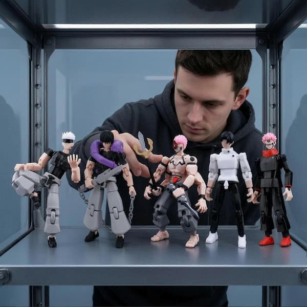 Actionfigur med utskiftbare deler – 14 cm – for samlere av anime-fans A