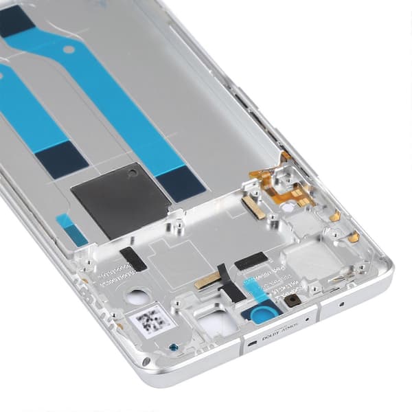 (Ny) KOMPATIBEL främre hölje LCD-ramramplatta för Xiaomi Civi Silver