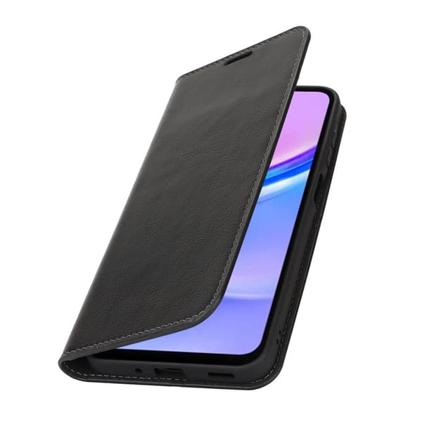 [YD]Mobilcover Samsung Galaxy A17 Ægte Læder Sort