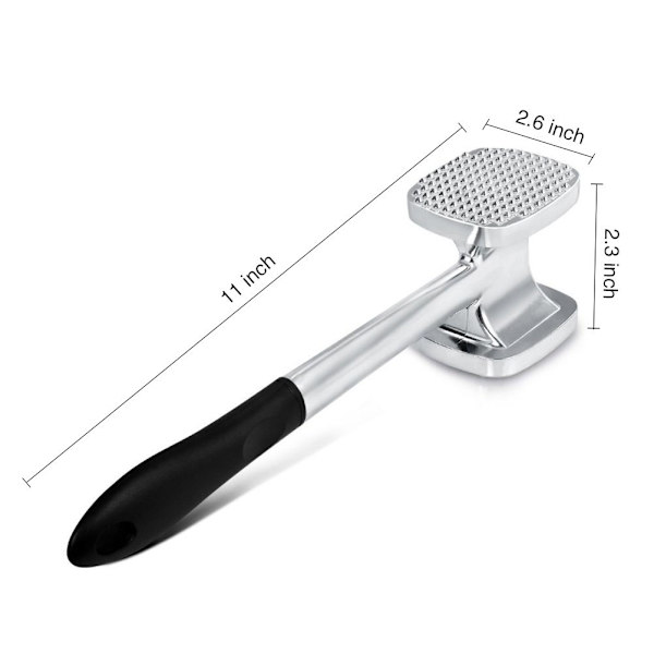 Meat Tenderizer Hammer Flat Surface Kyckling Kött Pounder Mallet