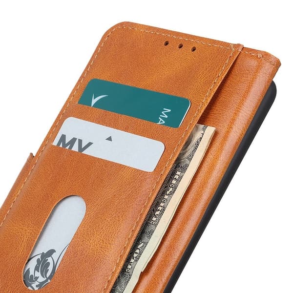 【YD】Motorola Edge 30 Neo 5G Etui Split Læder Brun 65