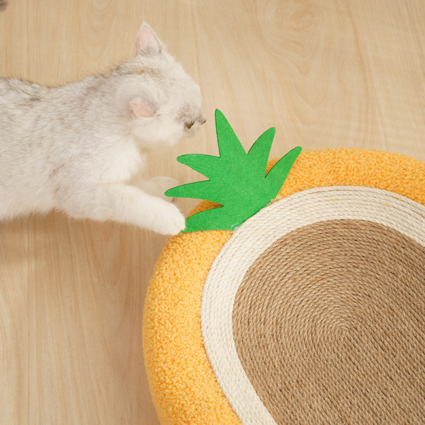 Pet Cat Scratcher Bowl Stor Diameter Integreret Design Robust Cat Scratch Pad Seng til hjemmet
