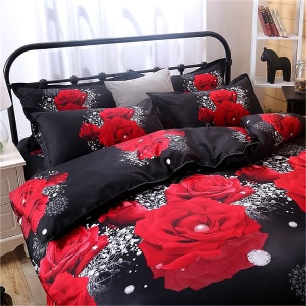 【YD】Duvet Cover - Unspecified - 3D - Microfiber 100% Polyester - 220x240cm - 2 Pillowcases 48x74cm