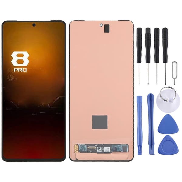 (Ny) OLED LCD-skärm med digitizer komplett montering Not Specified For Asus ROG Phone 8 Pro