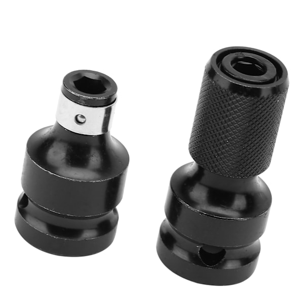 2-pakning Teleskopisk Sokkeladapter: 1/2\" til 1/4\" Hex for Elektriske Skiftenøkler