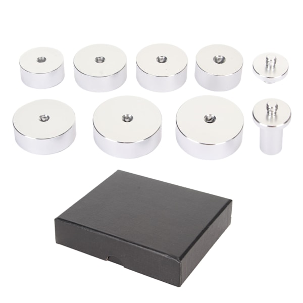 7-Delars Bezel Press Die Set - Professionell Reparationsverktygssats för Urboettlock i Rund Aluminiumlegering 27-40mm