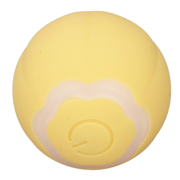 Gravity Intelligent Rolling Ball Interactive Pet Toy Ball Självgående kattboll för kattunge Hund som leker Gul Neutral engelsk förpackning