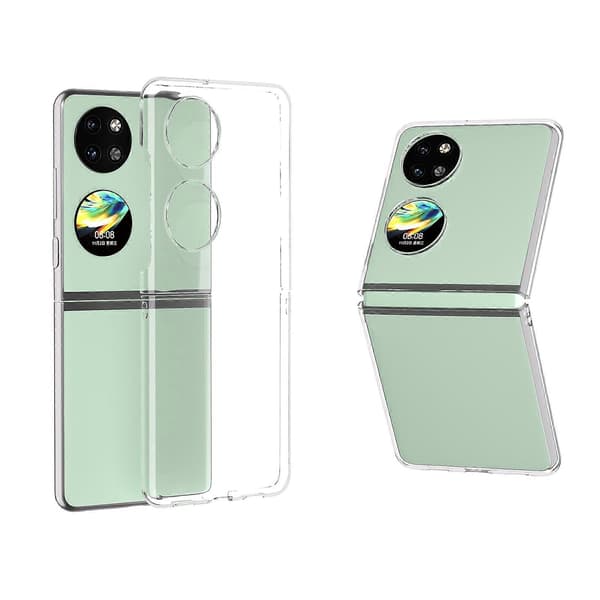 För Huawei Pocket 2 PC Transparent Stöttåligt Telefonfodral Not Specified