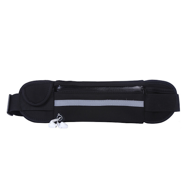 Utomhus Sport Bag Män och Kvinnor Löpning Midja Pack Fitted Sport Cykling Vatten Flaska Pouch Black