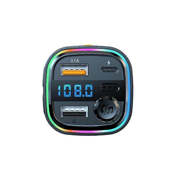 (Ny) C26 Bil Bluetooth Transmitter Håndfri Lydafspiller Dobbelt USB Biloplader Not Specified