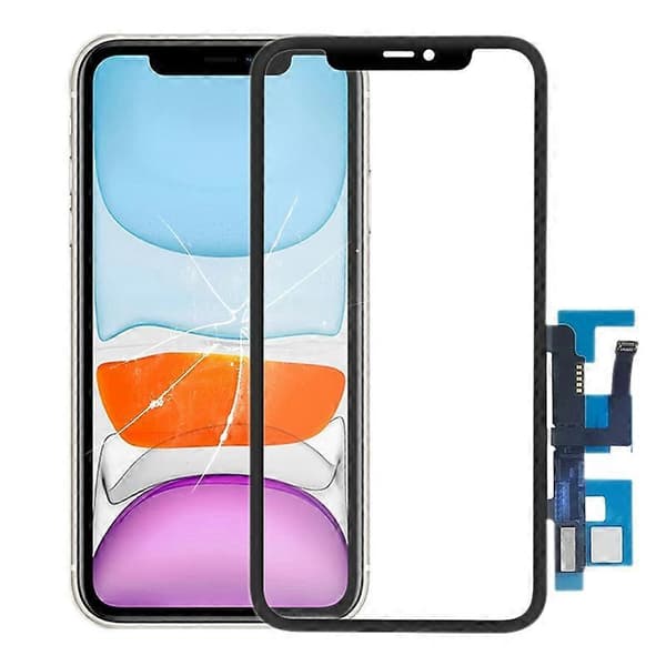 (Ny) KOMPATIBEL Touch Panel til iPhone 11 (Sort) Black