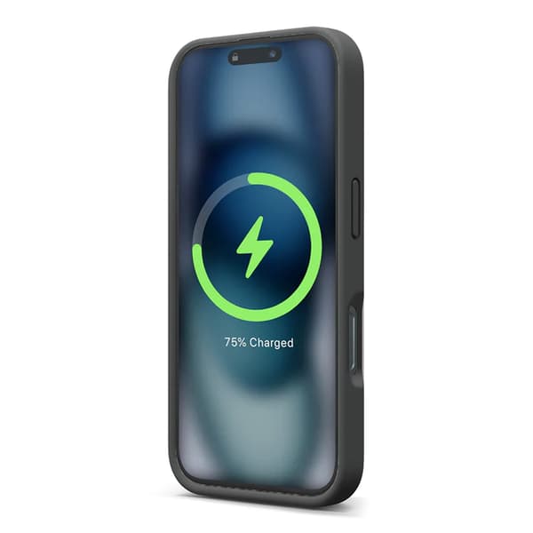 iPhone 16 Pro Max Mobilcover Silikone Magnet Rvelon - Sort Svart black