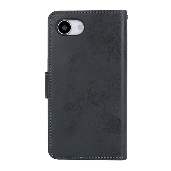 【YD】iPhone 16E Pung Magnet Sort Svart black