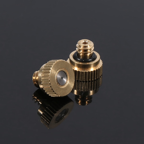 Mässingssprutmunstycken (0,4 mm) för kylsystem - 10/24 UNC - 20-pack för trädgårdsanvändning