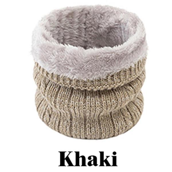 Mukava lämmin ja tyylikäs kaulahuivi Khaki