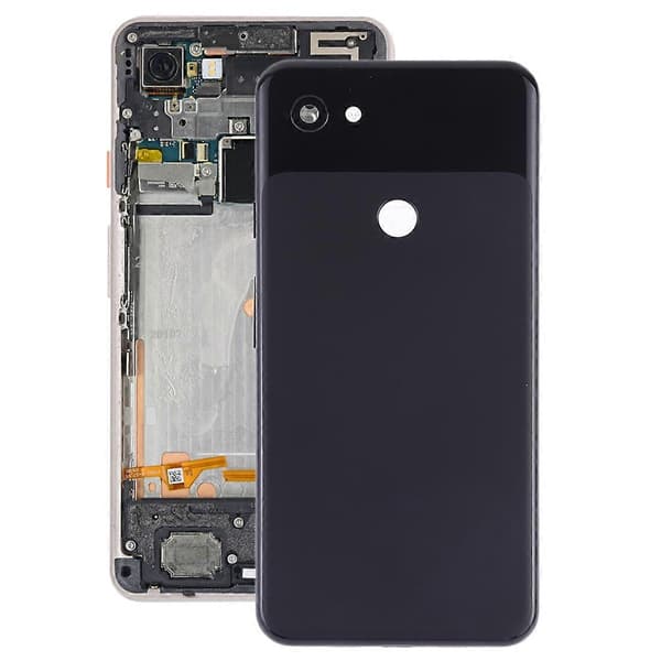 Batteribagcover med kameralinse og sideknapper til Google Pixel 3a XL Svart