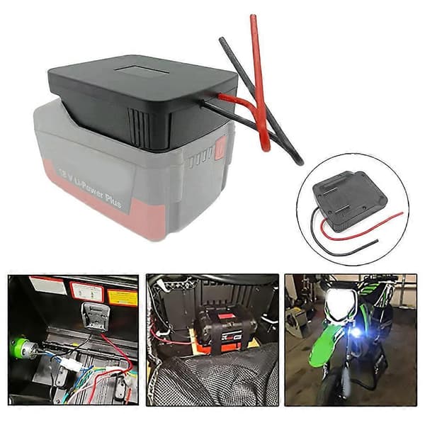Batteriadapter til Metabo 18V Li-Ion batteriadapter DIY-udgang til dock-strømstik tilbehør DIY-stik