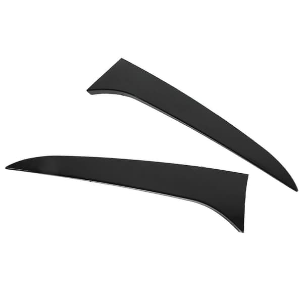 【BQ】1 par bagrudespoiler blank sort ABS-plast sidevingedæksel til X1 E84 2009-2015