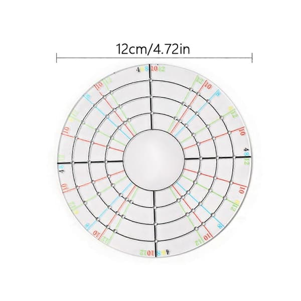 【YD】Ceramic Round Divider Clay Tool Ceramic Tool Template Tool Pottery Art Tool Even Dividing Art Tool Pottery Tool color