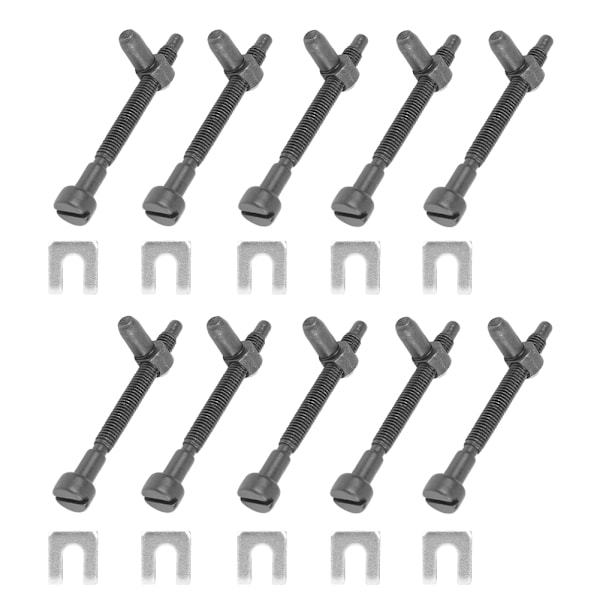 10 kappaleen ketjusahan terän kireyssäätöruuvit, yhteensopivat HUSQVARNA-mallien 288, 281, 272 XP, 268 ja 266 kanssa