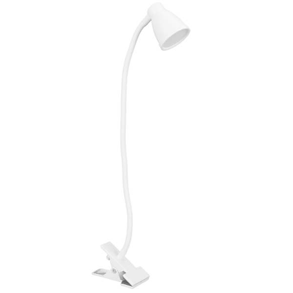 USB-dimmbar klämlampa för läsning - Snygg och kreativ inomhusbelysning i vitt