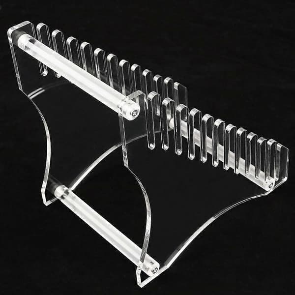 YX024 Akryl Pladereol Desktop Bog CD Display Stand Holder Transparent