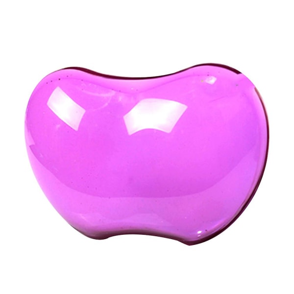 Large Mouse Pad Transparent Mouse Pad Silicone Mouse Pad Wrist Rest Cover (Violet)