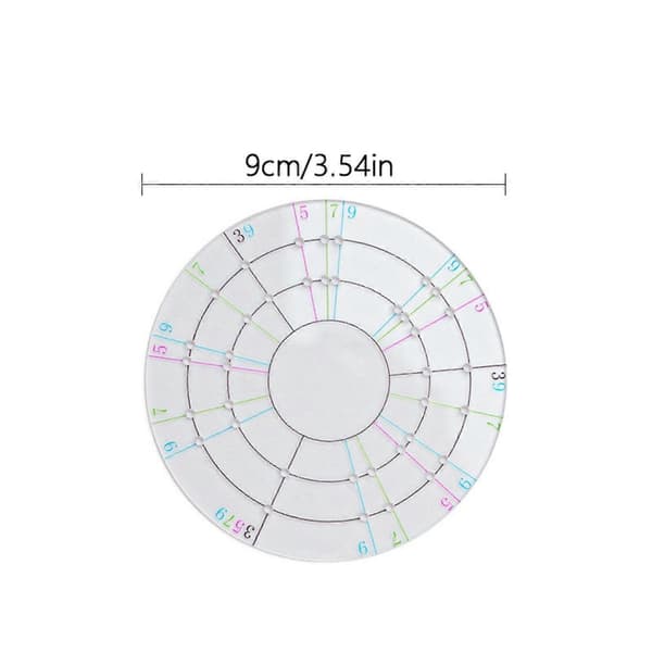 【YD】Ceramic Round Divider Clay Tool Ceramic Tool Template Tool Pottery Art Tool Even Dividing Art Tool Pottery Tool color
