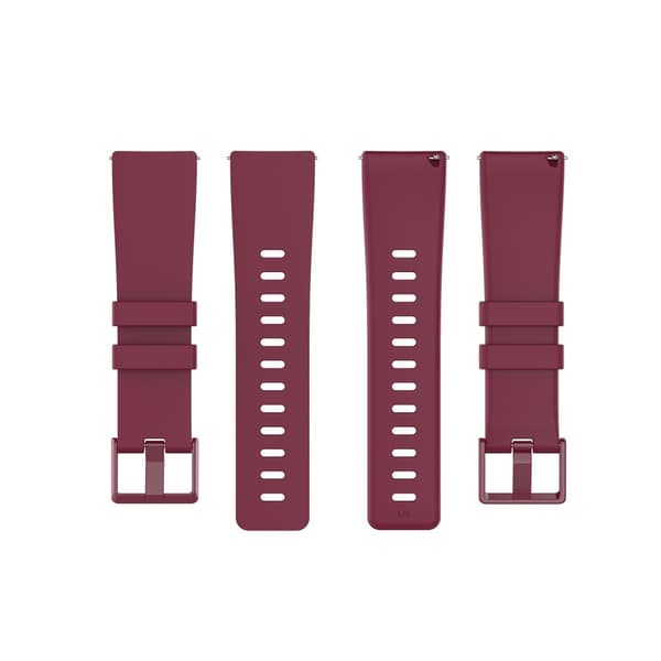 【YD】Silikone Armbånd Fitbit Versa 2/Versa Lite - Vinrød 20